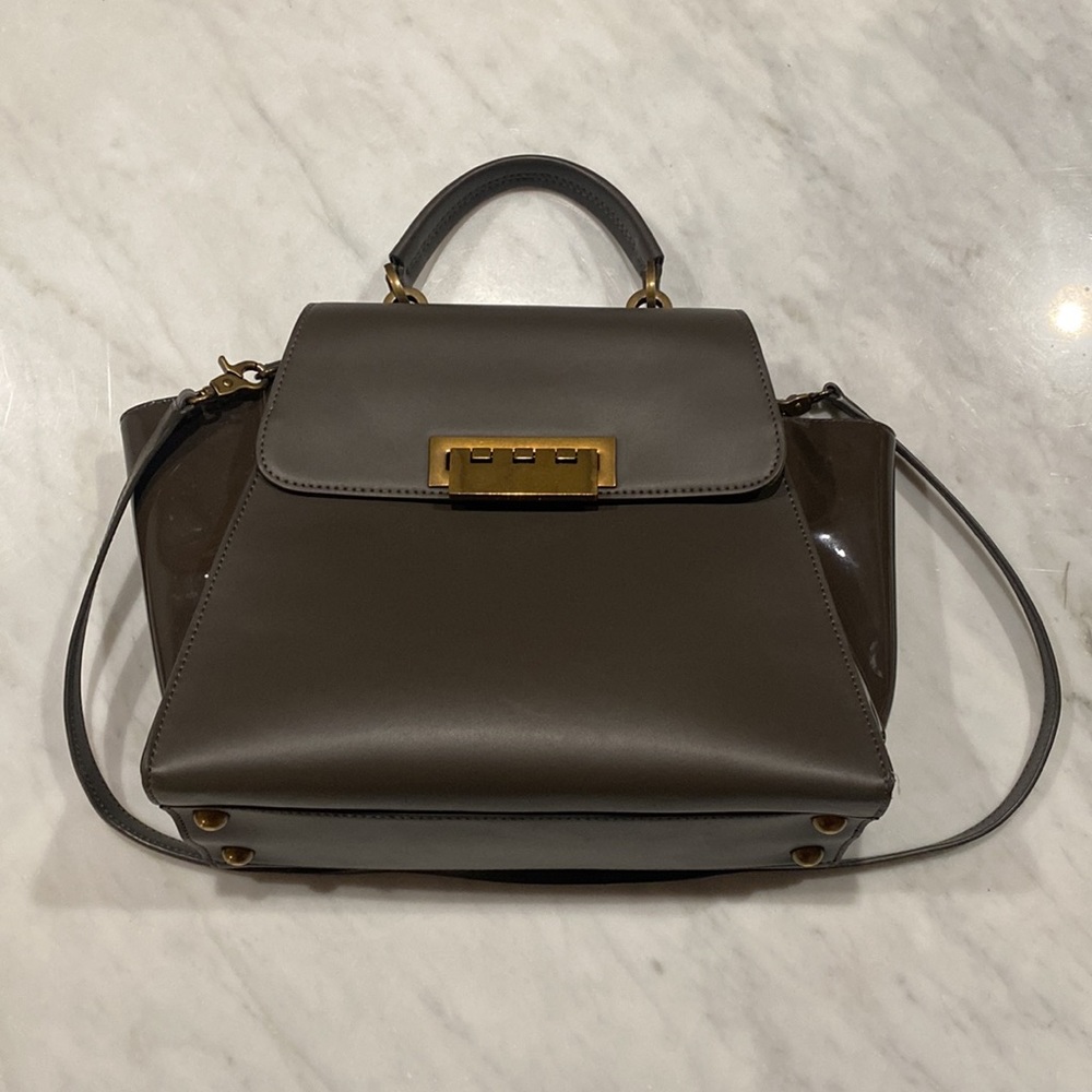 Zac Posen Core Eatha Top Handle Bag with 39” cross body strap